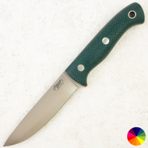 Нож Южный Крест Шершень L, VG-10, Convex, Micarta Emerald, Насечка